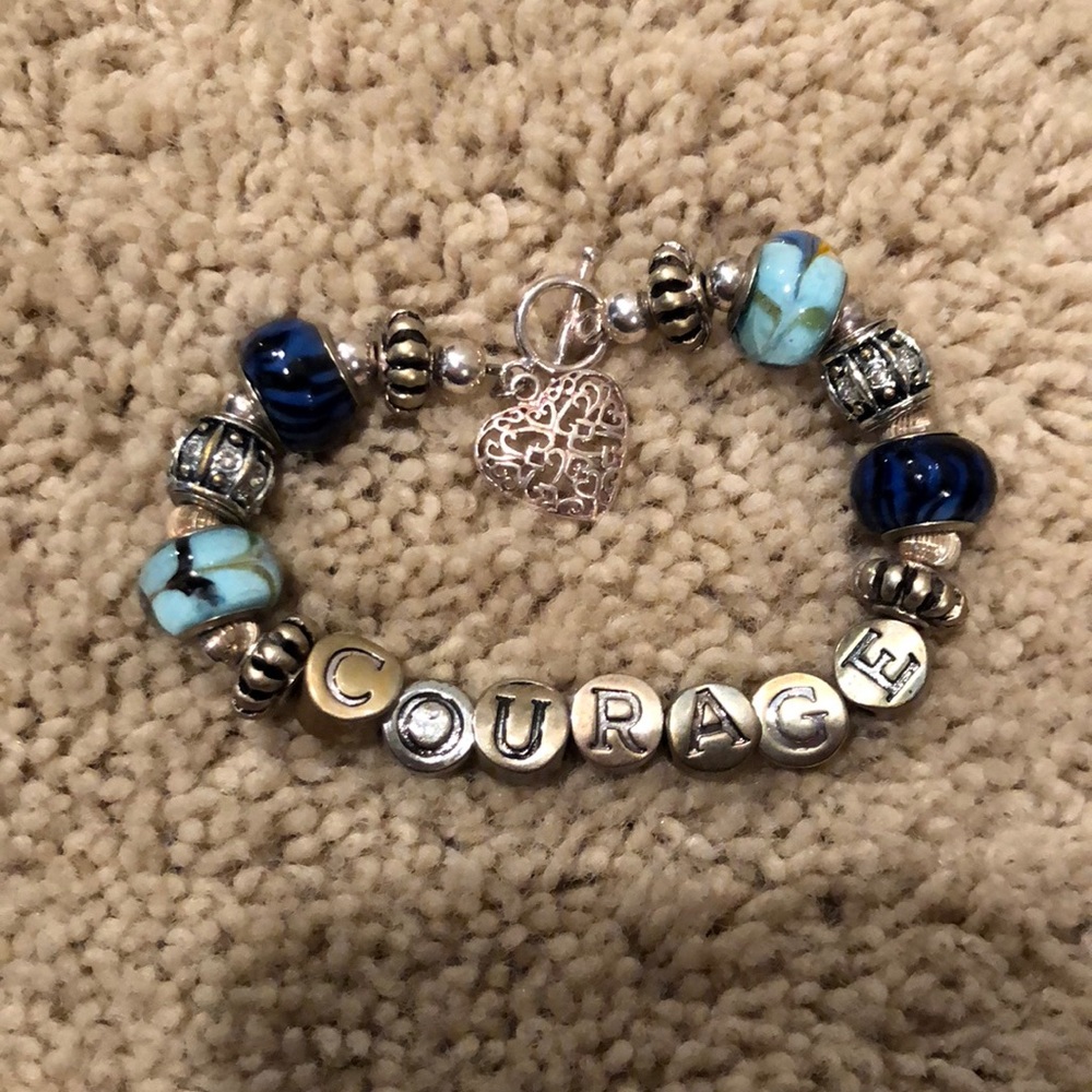 COURAGE beaded bracelet